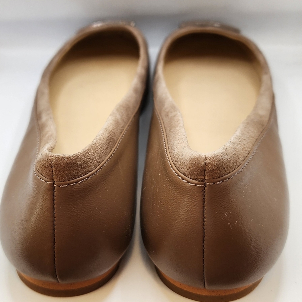 Coach ULMA soft lambskin Mirror Metallic Size 10M Flint/Slate Leather NIB - Picture 7 of 9